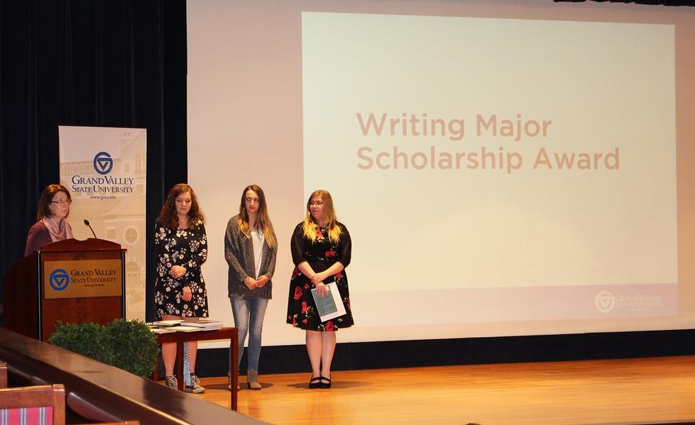 Writing department scholarship winners